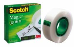 3M Bandă adezivă, 19 mm x 33 m, 3M SCOTCH "Magic Tape 810", 33m