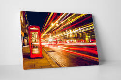 4 Decor Tablou canvas : Blur de autobuz din Londra - beestick-deco - 174,00 RON