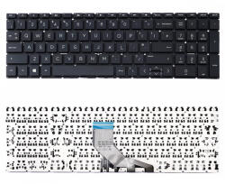 Billentyűzet HP 250 255 G7 G8 G9 15-DB 17-CA - Ezüst