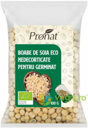 PRONAT Boabe de Soia Nedecorticate pentru Germinat Ecologice/Bio 100g