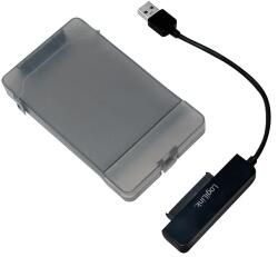 LogiLink CABLU USB LOGILINK adaptor USB 3.0 (T) la S-ATA (T) 10cm adaptor USB la HDD S-ATA 2.5" carcasa de protectie pt. HDD negru "AU0037" (include TV 0.18lei) (AU0037)
