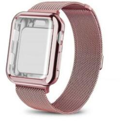 Ékszerkirály Apple watch óraszíj tokkal, nemesacél, 42 mm, rózsaszín (32974746103_11)