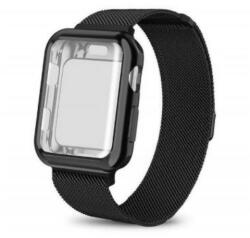 Ékszerkirály Apple watch óraszíj tokkal, nemesacél, 38 mm, fekete (32974746103_13)