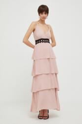 Artigli ruha rózsaszín, maxi, harang alakú - rózsaszín 40 - answear - 30 990 Ft
