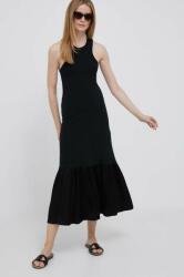 DEHA ruha fekete, maxi, harang alakú - fekete M