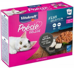 Vitakraft Poésie Délice Fish Selection Sauce 6x85 g