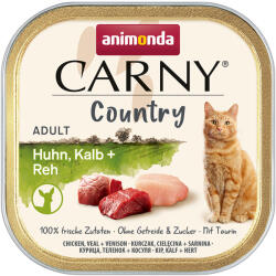 Animonda Carny Country Adult chicken, calf + deer 32x100 g