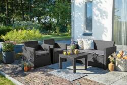 Keter Set mobilier gradina, graphite, Alabama 213968