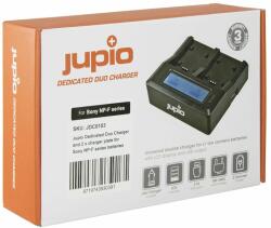 Jupio dupla akkumulátor töltő Sony NP-F típusú akkumulátor foglalattal (12-14V / 3A) (JDC0103)