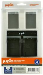 Jupio Value Pack 2x PS-BLS5 / PS-BLS50 1210 mAh Olympus fényképezőgép akkumulátor + USB dual tölt (COL1004)