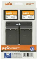 Jupio Value Pack: 2x BLX-1 / BLX1 2280mAh Olympus akkumulátor + USB Dual töltő (COL1005)