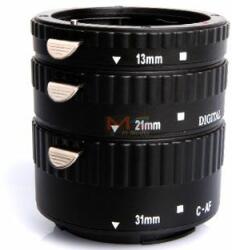 Meike Canon EOS Műanyag Közgyűrűsor 13-21-31mm (MK-C-AF-B)