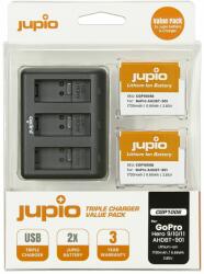 Jupio Value Pack GoPro HERO9|10|11 | Enduro AHDBT-901 1730mAh 2db akciókamera akkumulátor + USB t