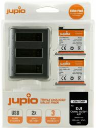 DJI Jupio Value Pack DJI Osmo AB1 2db fényképezőgép akkumulátor + USB töltő
