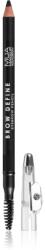 MUA Makeup Academy Brow Define creion de sprancene de lunga durata cu pensula culoare Black 1, 2 g