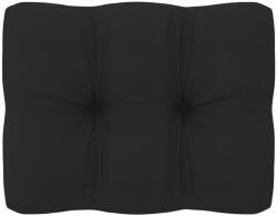 vidaXL Pernă de paleți, negru, 50x40x10 cm, material textil (314430)