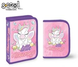 S-Cool Penar echipat, 1 fermoar, 2 extensii, 32 piese, Little Unicorn, S-Cool SC2170 Penar