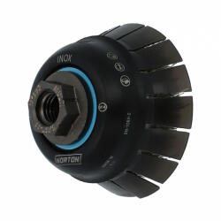 Norton hullámos drótkorong inox (fazékkefe) védőburkolattal 75x0, 3xM14 T22, 12 db/csomag (CT603176) - praktikuskft