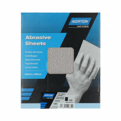 Norton Clipper A275 No-fil® csiszolópapír 230x280mm P120, 30 db/csomag (CT279777) - praktikuskft