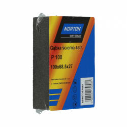 Norton négyoldalas csiszolószivacs 100x68, 5x27mm P100, 20 db/csomag (CT251681) - praktikuskft