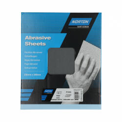 Norton Black Ice T417 vízálló csiszolópapír 230x280mm P1500, 50db/csomag (CTV34713) - praktikuskft