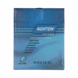 Norton Black Ice T417 vízálló csiszolópapír 230x280mm P240, 50db/csomag (CTV21187) - praktikuskft