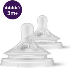 Philips etetőcumi Natural Response 2db 4 cseppes 3hó
