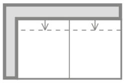 Tonga ülőgarnitúra elem rugós variálható, elem, 1 karfás, S/B