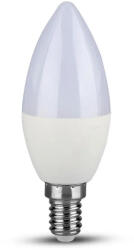 V-TAC 5.5W dimmelhető E14 természetes fehér C37 LED gyertya égő - SKU 2120186 (2120186)