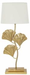 Mauro Ferretti GLAMY WITH LEAVES fehér és arany vas asztali lámpa