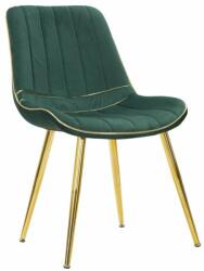 Mauro Ferretti PARIS zöld és arany bársony fotel - 2 DB