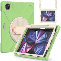  SOLID Husă durabilă pentru Apple iPad Pro 12.9 2022 / 2021 verde deschis