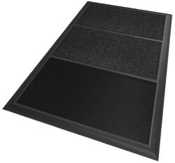  Fertőtlenítő szőnyeg, 4 elemes, 914 x 2000 mm, természetes gumi, fekete-szürke (35_276690W)