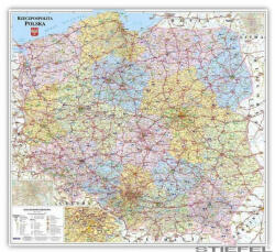 Stiefel Lengyelország irányítószámos falitérkép (47330-L)