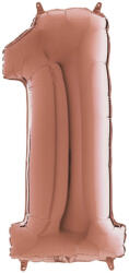 Grabo Balon folie cifra 1 rose gold 100 cm