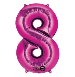 Grabo Balon folie cifra 8 roz 100 cm