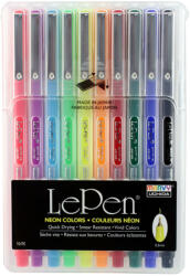 MARVY Liner 0.3 mm MARVY Le Pen Neon, 10 buc/set