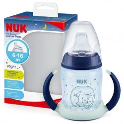 Nuk - Canita cu manere First Choice+ 150ml, 6 luni+, Night/Albastru (NK_10215329)