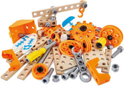 Hape Kit experimente interactive, hape, cu 57 piese din lemn si plastic, pentru dezvoltarea imaginatiei si gandirii (6943478029064)