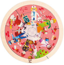 Hape Puzzle, hape, cu 20 de piese, reprezentand un sens giratoriu, pentru dezvoltarea dexteritatii si a coordonarii mana ochi, pentru copiii peste 4 ani (6943478024021)