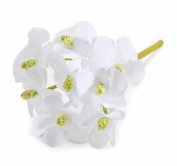 Decorer Set 20 flori artificiale albe galbene 3.5x13.5 cm (A56.43.15)