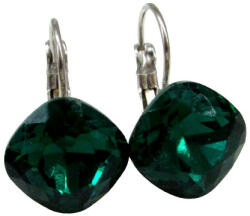 PÁRNA NAGY PÁRNA kapcsos fülbevaló (emerald) (2023040501)