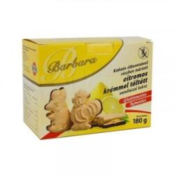 Barbara gluténmentes vaníliás keksz citrom tölt. étbevonatos 180 g - menteskereso