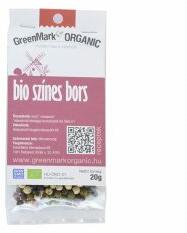 GreenMark Organic bio színes bors 20 g - menteskereso