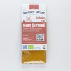 GreenMark Organic bio curry fűszerkeverék csípős hot bombay 20 g - menteskereso