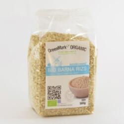 GreenMark Organic bio barna rizs kerekszemu 500 g - menteskereso