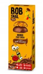 Bob Snail gyümölcs snack étcsokoládéban mangó 30 g - menteskereso
