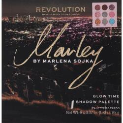 Makeup Revolution Paletă de machiaj - Makeup Revolution Marley Glow Time Shadow Palette 9 x 0.65 g