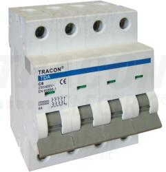 Tracon Kismegszakító, 4 pólus, C karakterisztika 50A, C, 4P, 10kA (TDA-4C-50) - kontaktor