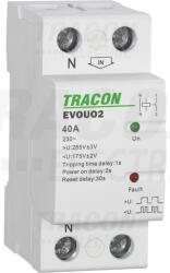 Tracon Aut. visszakapcsoló fesz. növekedési/csökkenési relé AC230V, 2P, 40AU>: 265V, U